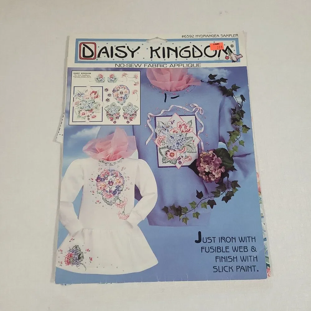 Vtg Daisy‎ Kingdom Lot 14 Fabric Appliques Cut Outs Rub On Transfers 1990s